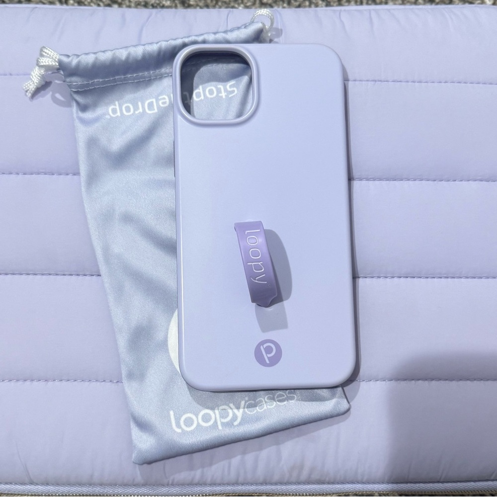 Lilac iPhone 14 plus RIGHTY Loopy Case